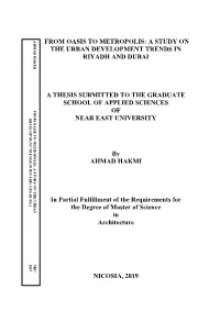 From Oasis to Metropolis: to on Study a Metropolis: Oasis From