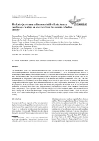 The Late Quaternary Sedimentary Infill of Lake Annecy (Northwestern Alps): an Overview from Two Seismic-Reflection Surveys*