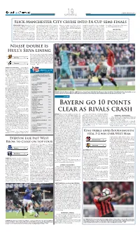 Bayern GO 10 Points Clear AS Rivals Crash