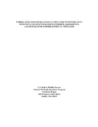 Correlating Enhanced National Wetlands Inventory Data with Wetland Functions for Watershed Assessments: a Rationale for Northeastern U.S