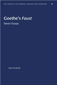 Goethe's Faust II 93 VII