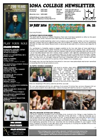 Newsletter No 22