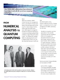 Numerical Analysis to Quantum Computing