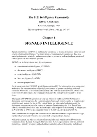 Signals Intelligence