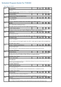 Program Guide Report