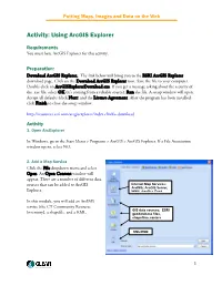 Using Arcgis Explorer