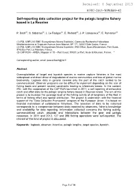 IOTC–2013–WPEB09–42 Self-Reporting Data Collection