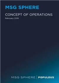 MSG Concept of Operations