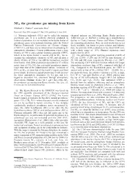 NF3, the Greenhouse Gas Missing from Kyoto Michael J