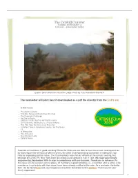 The Catskill Canister Volume 53 Number 4 October - December 2020