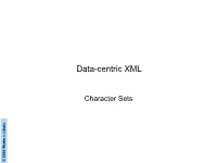 Data-Centric XML