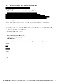 EHDC Large Development Site Consultation - Objection