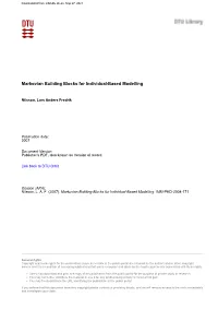 Markovian Building Blocks for Individual-Based Modelling
