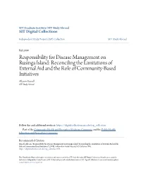 Responsibility for Disease Management on Rusinga Island