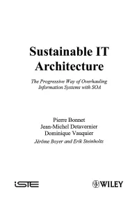 Sustainable IT Architecture