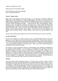 Valleycat 2 Event Notes: Issue 0