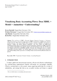 Visualizing Basic Accounting Flows: Does XBRL + Model + Animation = Understanding?