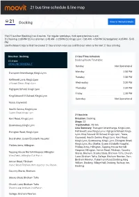 21 Bus Time Schedule & Line Route