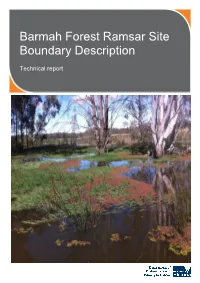 Barmah Forest Ramsar Site Boundary Description