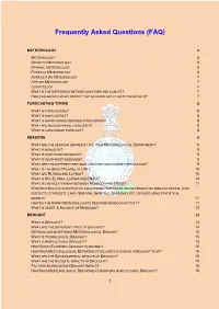 Frequently Asked Questions (FAQ)