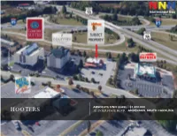 HOOTERS 112 INTERSTATE BLVD, ANDERSON, SOUTH CAROLINA Hooters Executive Summary | 05