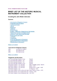 Rcs Brief List