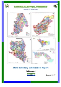 2017 Ward Description, Maps and Population
