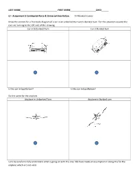 Assignment 2 Centripetal Force & Univ