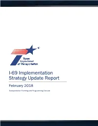I-69 Implementation Strategy and Update Report