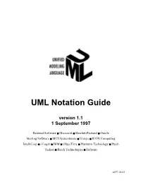 UML Notation Guide