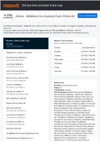 396 Bus Time Schedule & Line Route