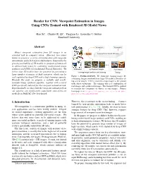 Render for CNN: Viewpoint Estimation in Images Using Cnns Trained with Rendered 3D Model Views