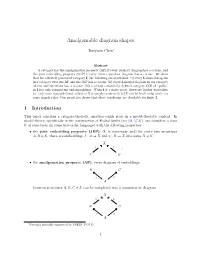 Amalgamable Diagram Shapes