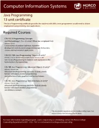 Computer Information Systems