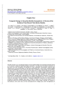 Temporal Change in Deep-Sea Benthic Ecosystems