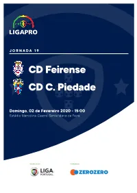 CD Feirense CD C. Piedade