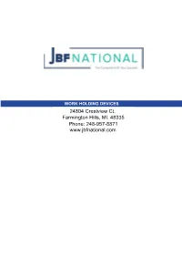 JBF Toggle Clamp Catalog