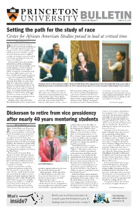 Princeton University Bulletin, Oct. 12, 2009