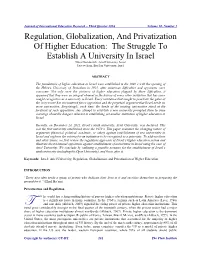 Regulation, Globalization, and Privatization Of