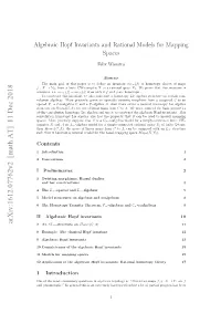 Algebraic Hopf Invariants and Rational Models for Mapping Spaces
