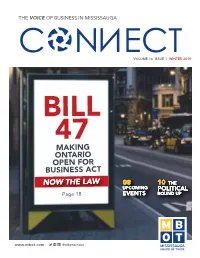 Bill 47 Making Ontario Open for Business Act