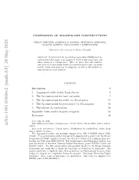 Comparison of Waldhausen Constructions