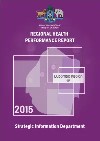 Lubombo Health Performance Report 2015