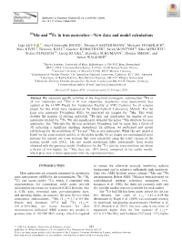 53Mn and 60Fe in Iron Meteorites—New Data, Model Calculations