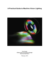 A Practical Guide to Machine Vision Lighting