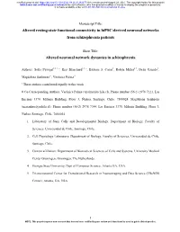 Altered Resting-State Functional Connectivity in Hipsc-Derived Neuronal Networks from Schizophrenia Patients