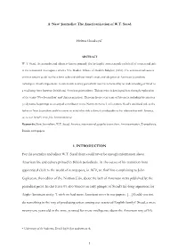 Journalist: the Americanization of W.T