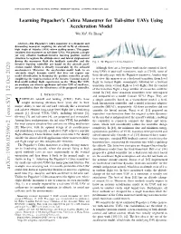 Learning Pugachev's Cobra Maneuver for Tail-Sitter Uavs Using