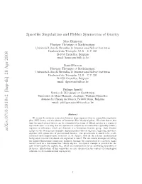 Spacelike Singularities and Hidden Symmetries of Gravity