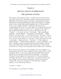 Chapter 6 MISCELLANEOUS NUMBER BASES. the QUINARY